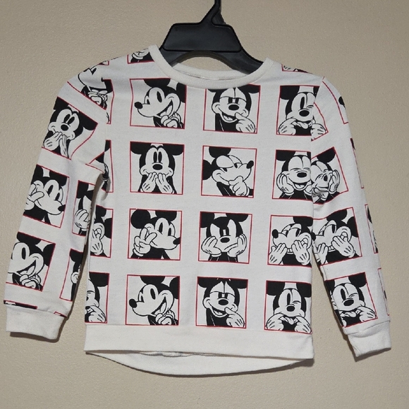 Disney Other - Disney Mickey Mouse Expressions Sweatshirt - White and Black